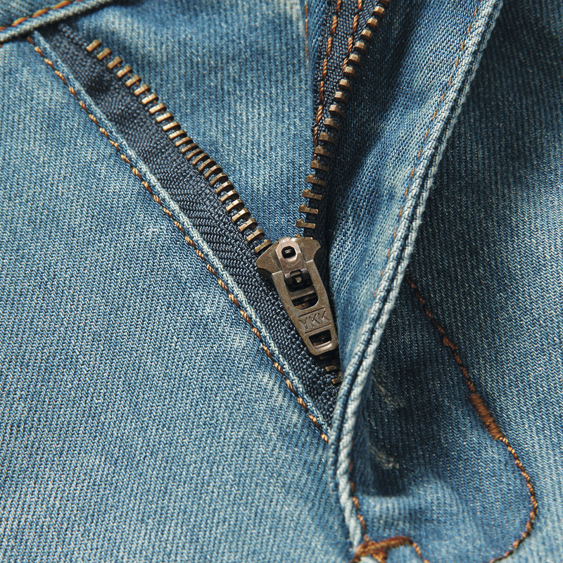 拓路男士牛仔<em>短裤卷</em>边中裤五分裤子磨边<em>毛边</em>做