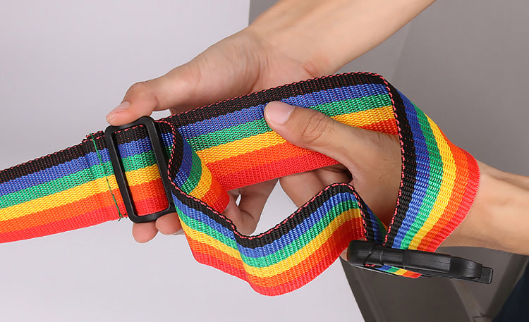 驰动 旅行密码锁行李箱十字打包带拉杆箱绑定